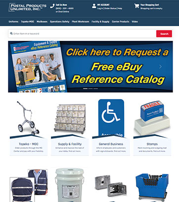 ICM - Postal Products Website